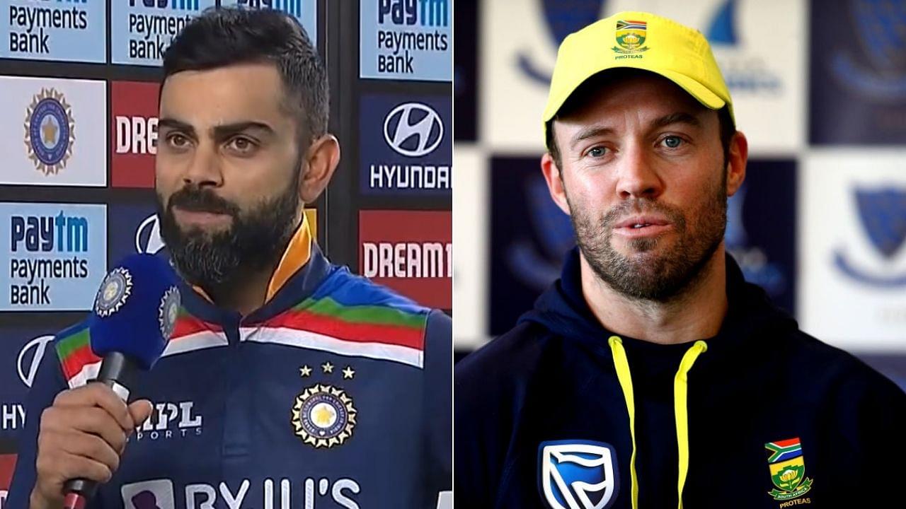 "Had a special chat with ABD": Virat Kohli reveals AB de Villiers' advice before scoring half-century in Ahmedabad T20I