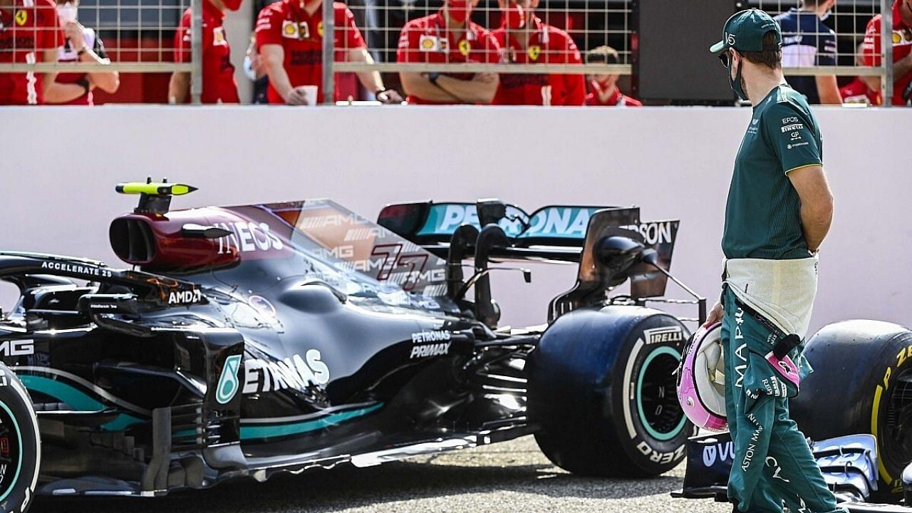 "I'm sure that they will be alright"- Sebastian Vettel bets his money on Mercedes despite testing debacle