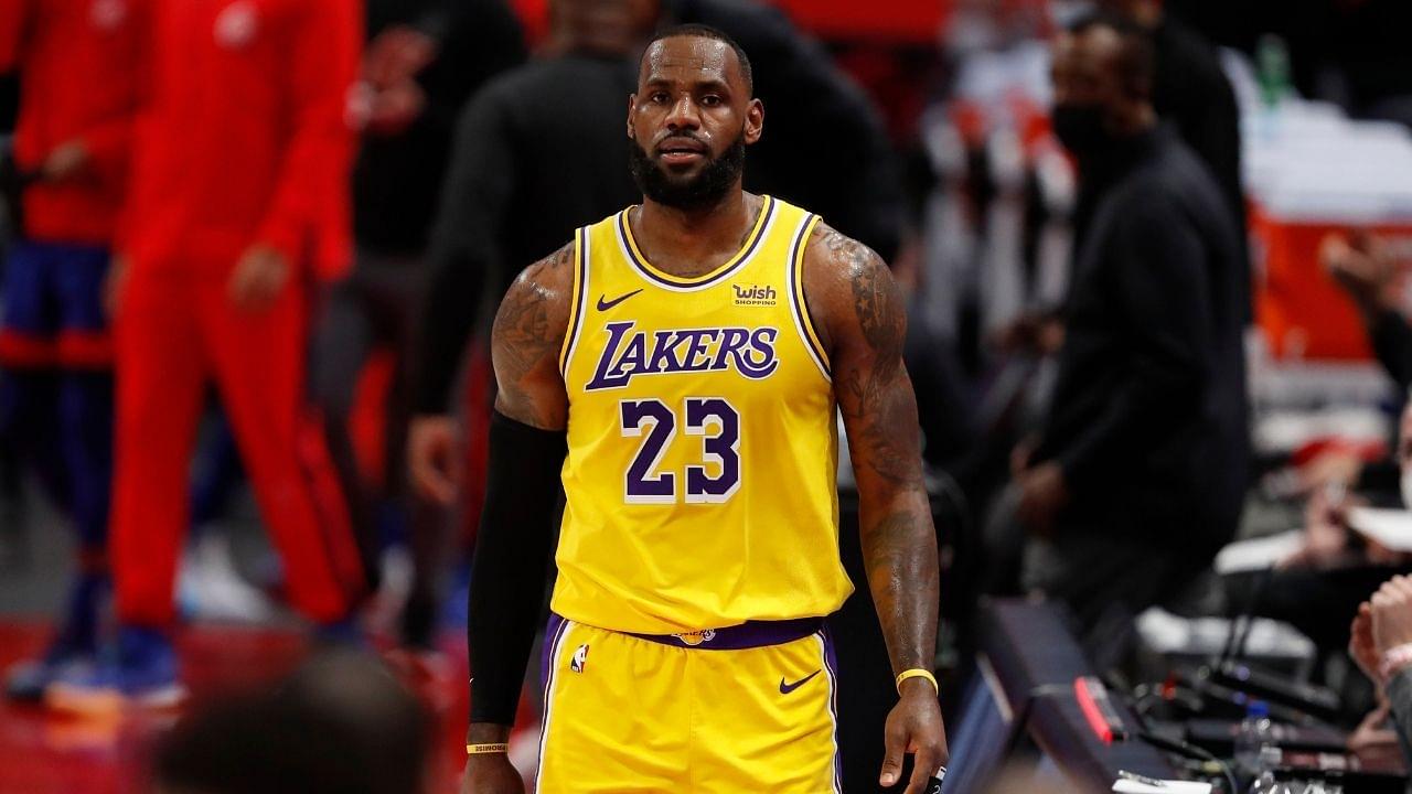 "I'm hurt inside and out right now": LeBron James expresses his pain after injuring his ankle in the Lakers' loss to Atlanta last night