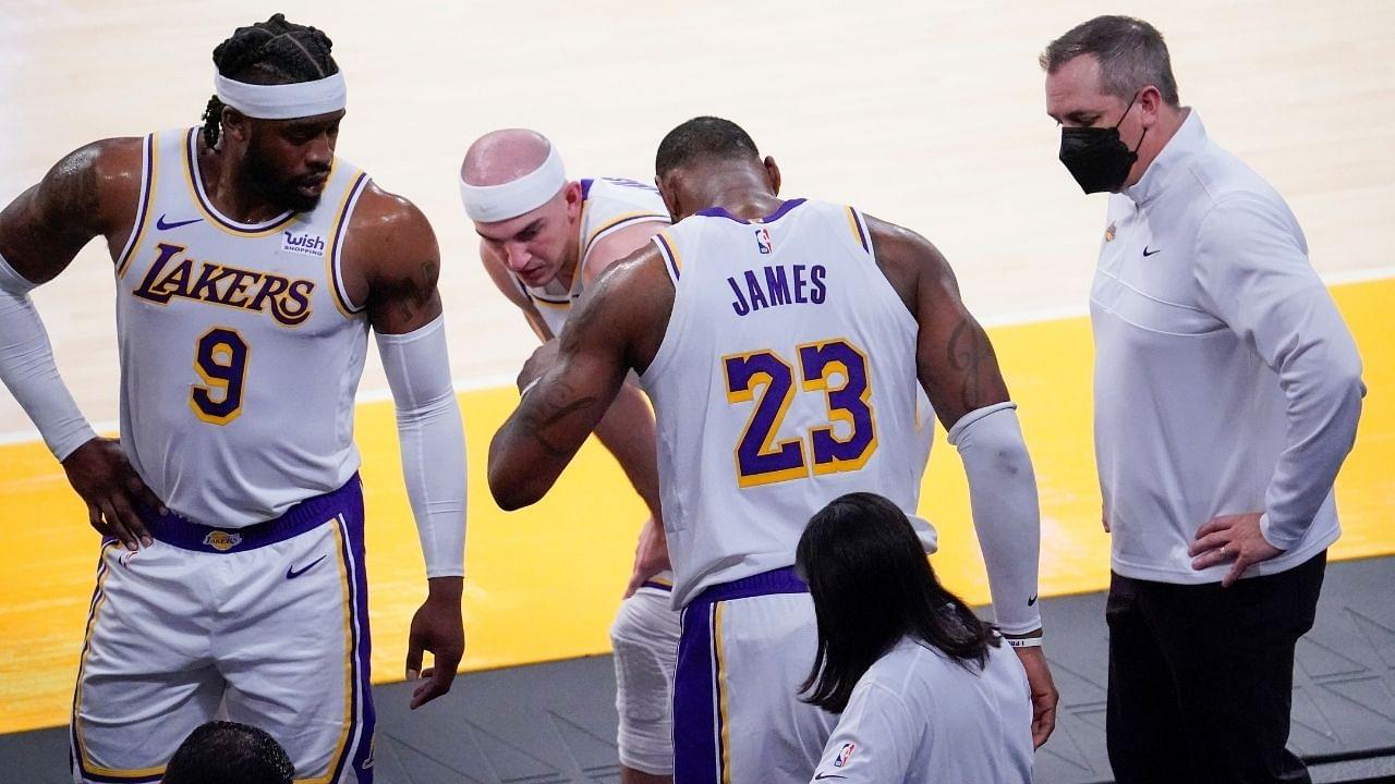 "LeBron James is Ironman, it doesn't matter if he takes a month off": Skip Bayless serves a backhanded compliment to the Lakers star after he injured his right ankle against the Hawks