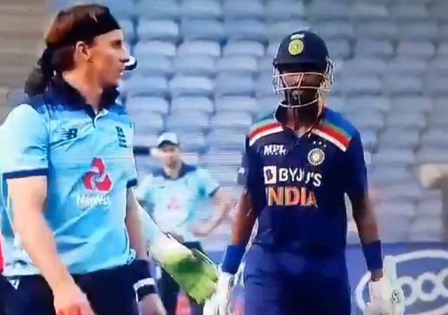 Krunal Pandya and Tom Curran fight: Pandya and Curran involved in heated exchange in Pune ODI