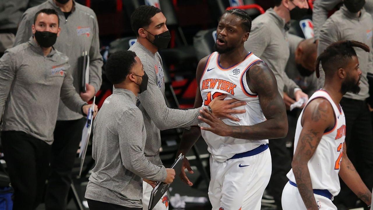 “Kyrie Irving blocked Julius Randle but the Nets got the ball back?” Damian Lillard was dumbfounded by Scott Foster’s late-game call resulting in Knicks’ loss