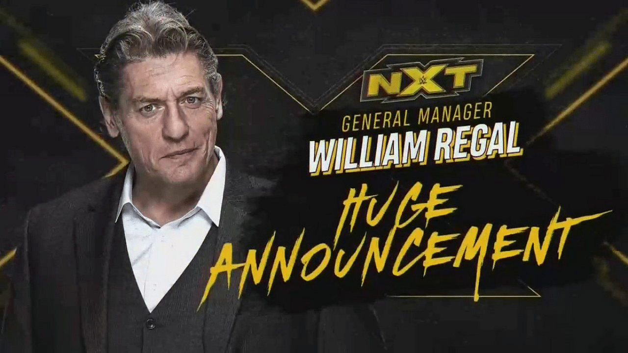 William Regal introduces New Titles, Innaugral Champions and Historic TakeOver in Groundbreaking announcement on WWE NXT