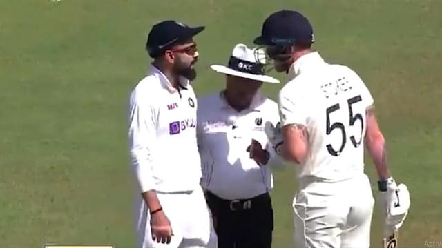 Kohli and Stokes argument: Ben Stokes and Virat Kohli indulge in animated discussion; umpires intervene