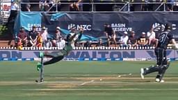 Mehidy Hasan Miraz catch: Bangladesh spinners grabs exceptional catch to dismiss Tom Latham in Wellington ODI