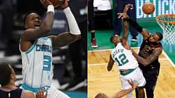 "LeBron James gives Terry Rozier a deja vu moment": Lakers superstar hands the Hornets guard some 2018 flashbacks with an emphatic chase-down block