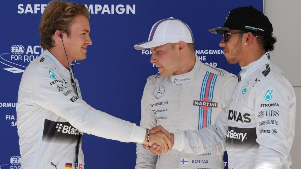 "But then Hamilton comes back"- Nico Rosberg claims Valtteri Bottas can't beat Lewis Hamilton