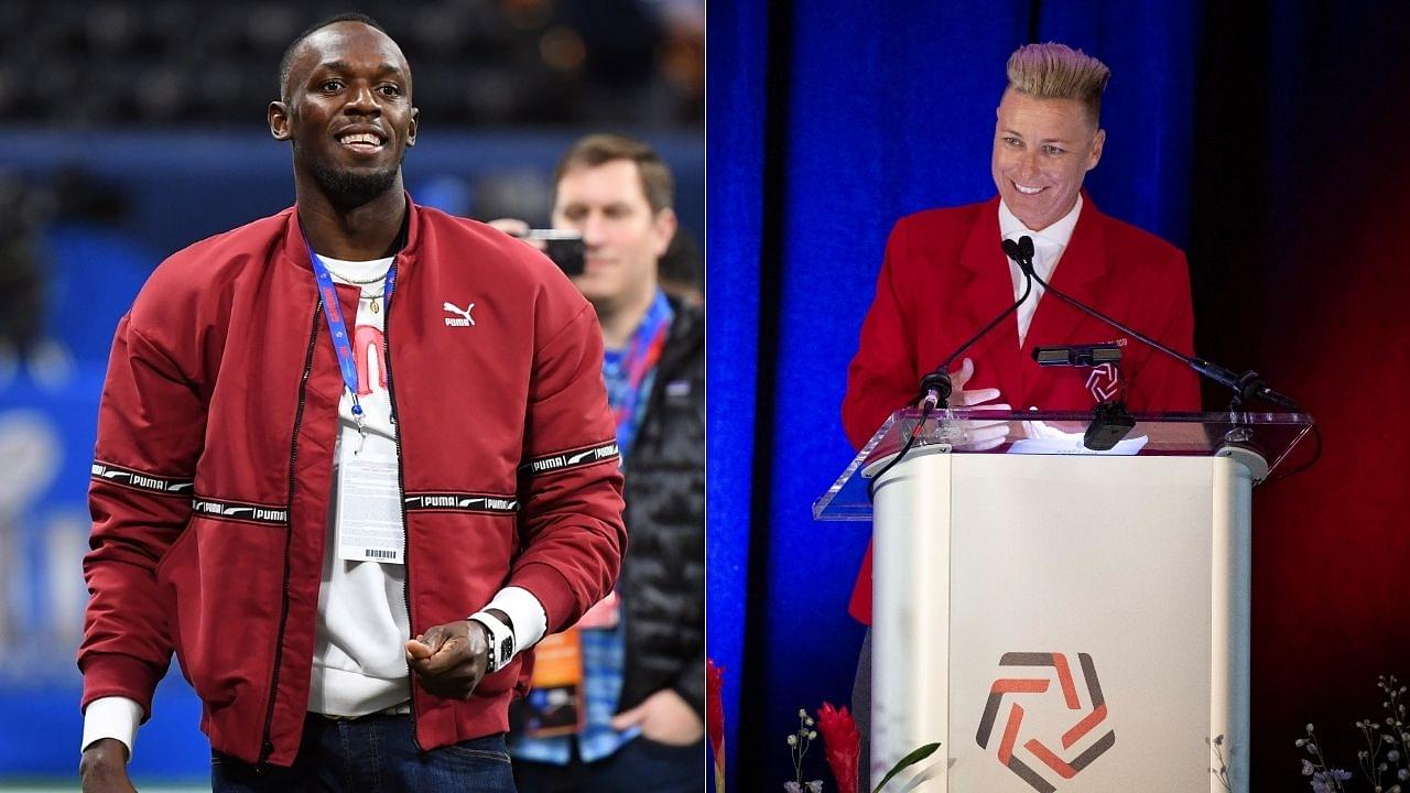 "Usain Bolt, anything you do I can do better": Abby Wambach challenges legendary Olympian in retro Gatorade ad featuring Michael Jordan and Mia Hamm