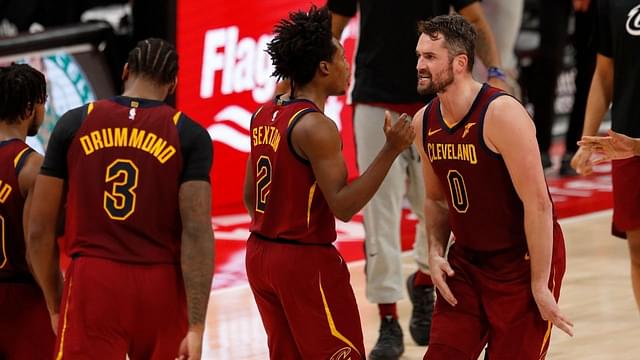 "Kevin Love stole $120 million from Cleveland Cavaliers": Collin Sexton causes uproar after liking a tweet with this statement