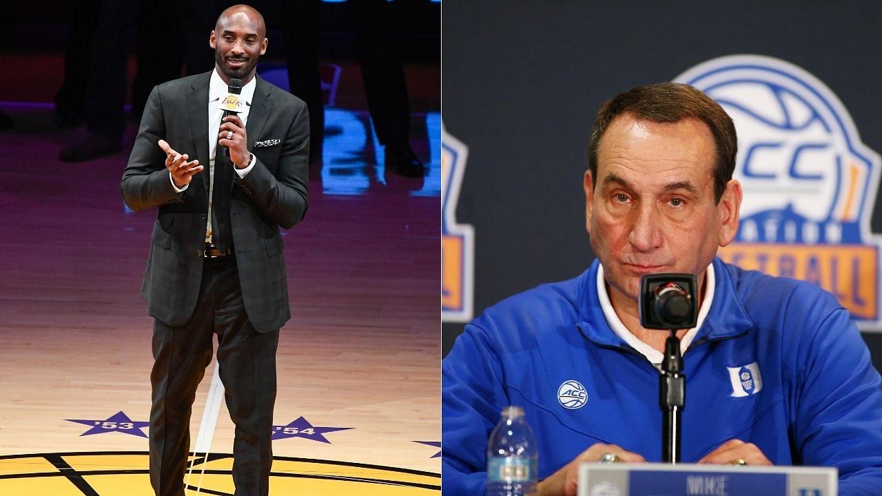 "Kobe Bryant is the best high school player I have ever seen": Mike Krzyzewski shockingly reveals he never saw LeBron James in high school while praising the Lakers legend