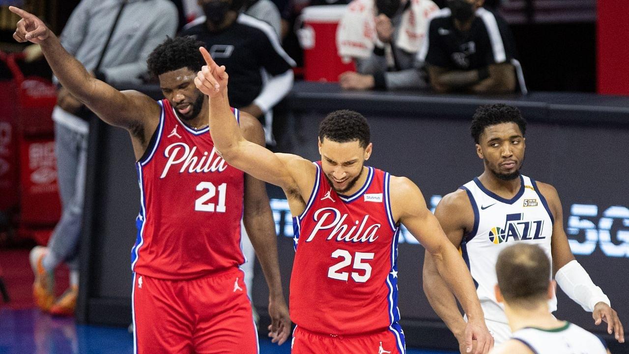 "Donovan Mitchell deserves a technical": Joel Embiid hilariously lobbied with refereeing crew to hand the Jazz All-Star a technical foul in Sixers win