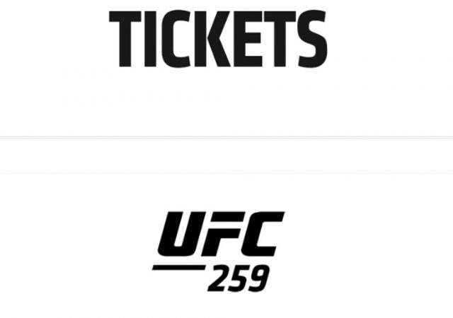 UFC 259 Tickets : Is Audience allowed for UFC 259 Apex in Las Vegas & how to buy tickets of UFC 259?