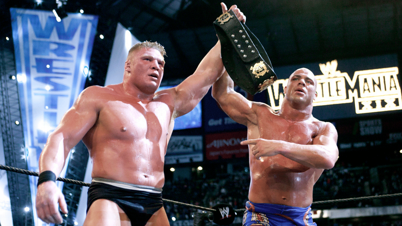 JR suggests Kurt Angle influenced Brock Lesnar into leaving WWE in 2004
