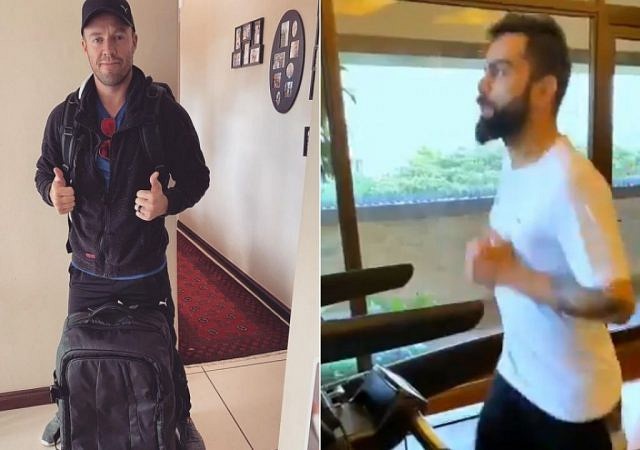 "Loving the form": RCB's AB de Villiers appreciates Virat Kohli's training video ahead of reaching India for IPL 2021