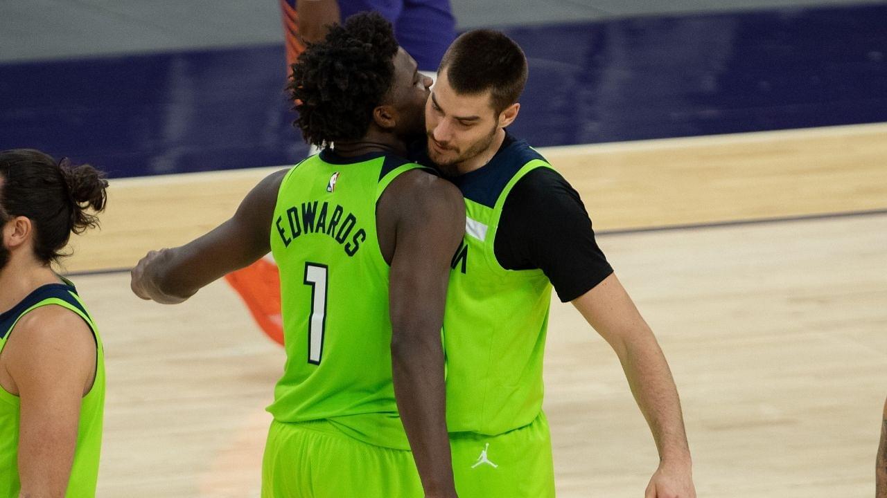 “If Juancho Hernangomez doesn’t shoot the ball, he’s losing money”: Anthony Edwards compliments Timberwolves teammate in win over Chris Paul's Suns