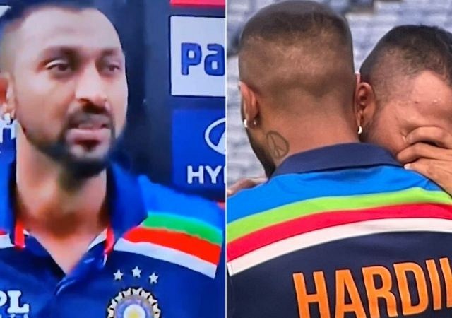 What happened to Krunal Pandya: Why was India's debutant all-rounder crying during innings break?