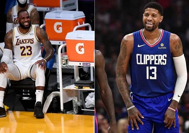 “Paul George and the Clippers are the enemy”: LeBron James jokingly takes jabs at Clippers star while picking him to join Team LeBron