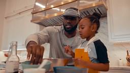 “LeBron James really switched into dad mode mid-game and found candy for Zhuri James”: When the King was hell-bent on getting his daughter a candy in the middle of a Cavaliers-Bulls game