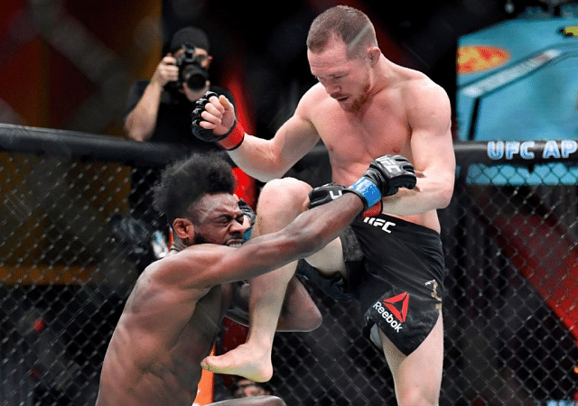 Illegal knee UFC 259