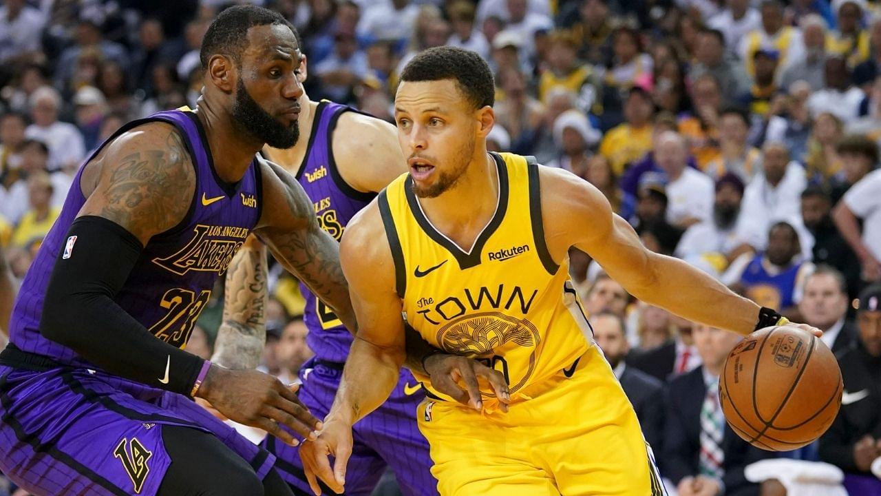 "Stephen Curry could join the Lakers": Kendrick Perkins suggests the Warriors star could team up with LeBron James, much to the amazement of Paul Pierce