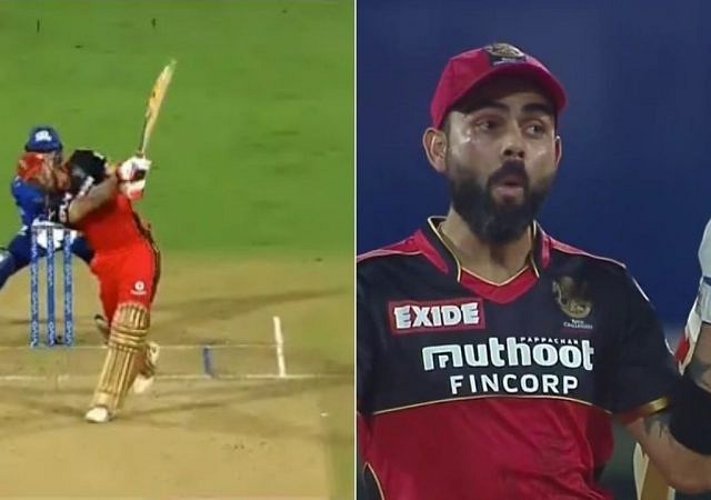 Glenn Maxwell six off Krunal Pandya: Virat Kohli and fans in awe of Maxwell as he thwacks Pandya on Chennai roof