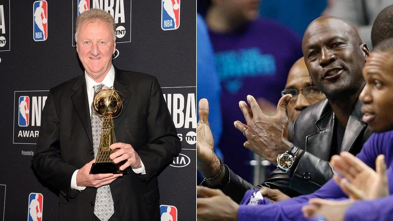 "Thank goodness you're retiring Larry Bird, I'm tired of seeing your face": How Michael Jordan hilariously wished the Celtics legend as he announced his retirement