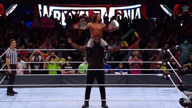 AJ Styles crowned Grand Slam Champion following victory over New Day at Wrestlemania 37