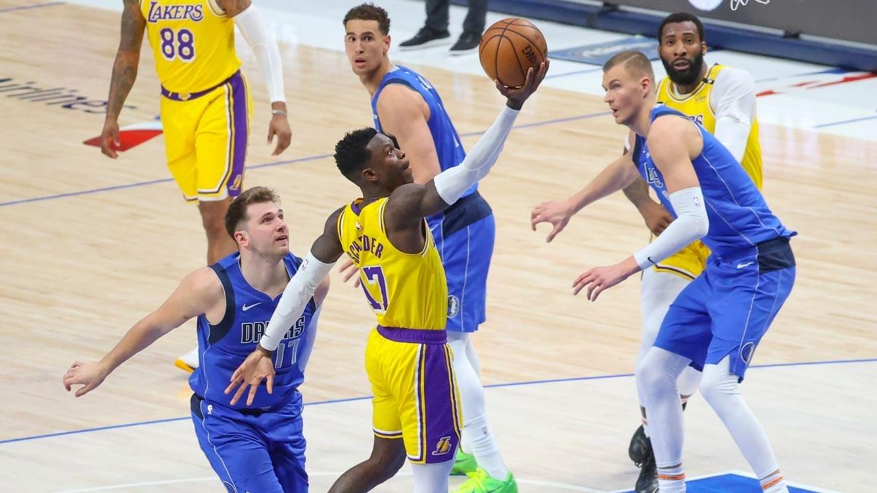 "Dennis Schroder had his best Lakers game today": Frank Vogel heaps praise on the German guard for his performance tonight against Luka Doncic and his Mavericks