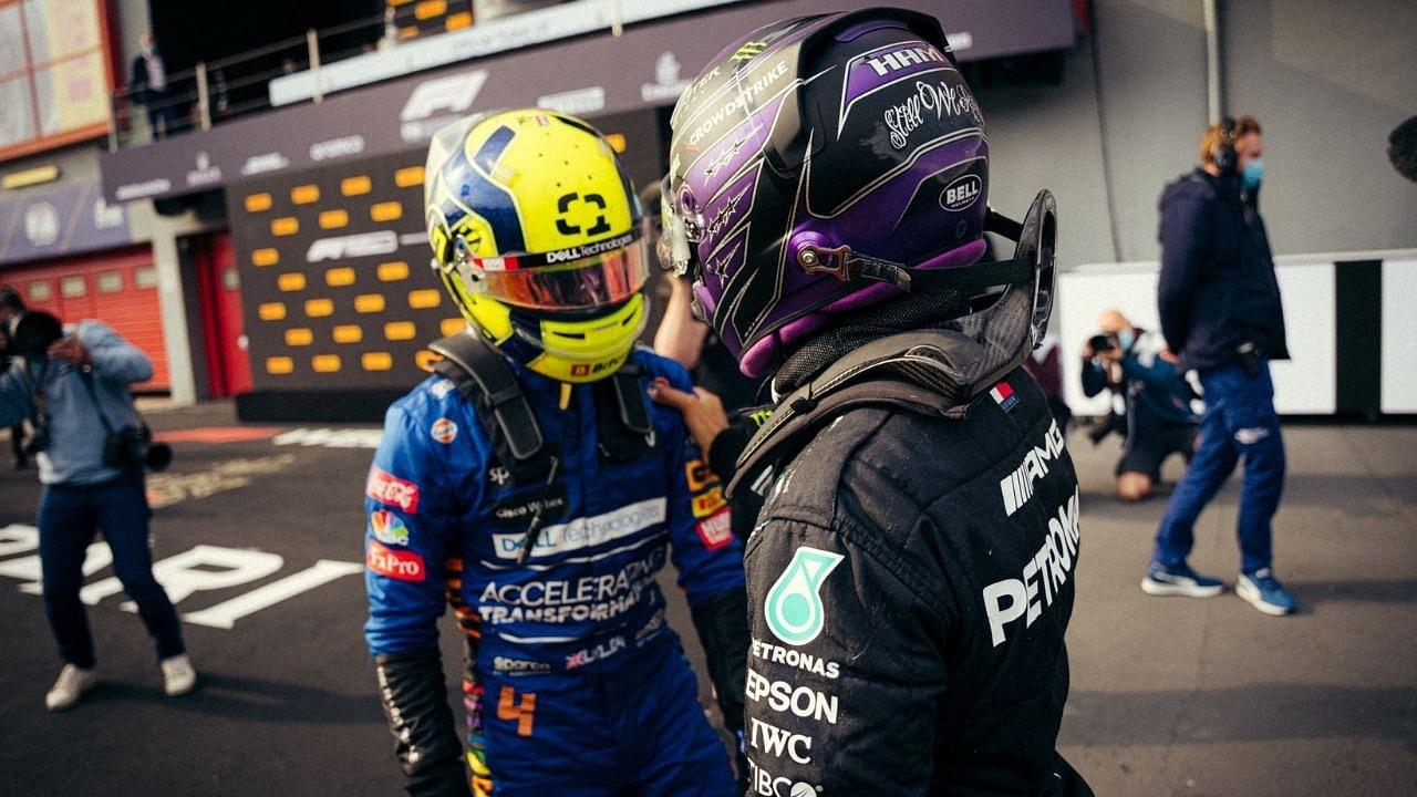 "Let’s race"– Lewis Hamilton foresees the future; went to vie with Lando Norris for P2