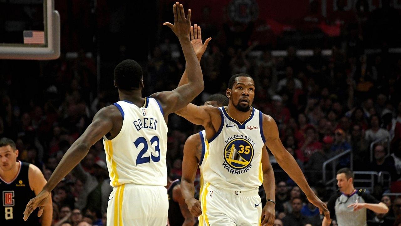 "Draymond Green did not call Kevin Durant from the parking lot after Game 7": The Warriors' DPOY reveals how he recruited KD from the OKC Thunder in 2016