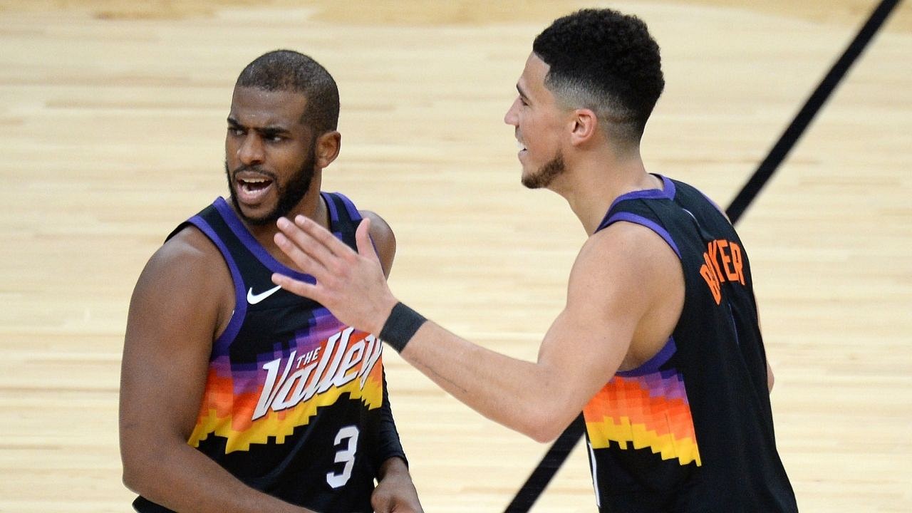 I M Happy For Devin Booker Cause He Deserves It Chris Paul Has High Praises For His Fellow All Star Teammate As Phoenix Suns Clinch Their First Playoff Spot Since 2010 The Sportsrush