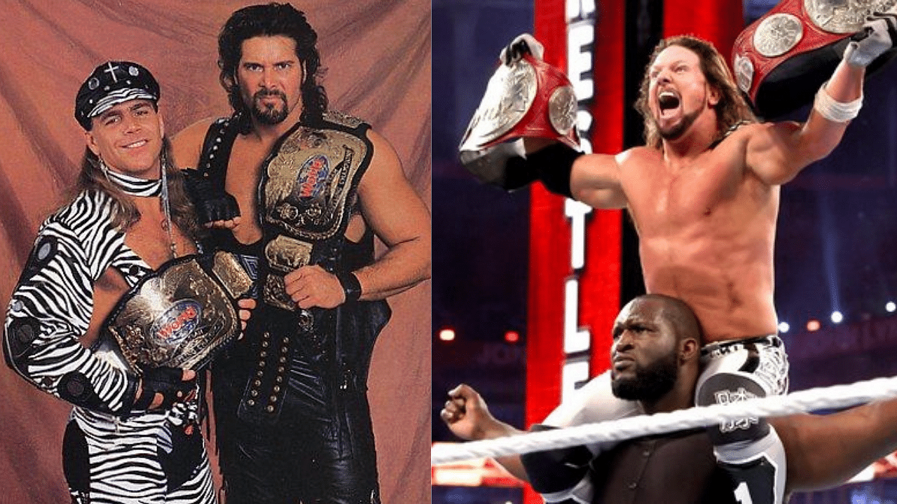 AJ Styles says Omos and him are better than the team of Shawn Michaels and Kevin Nash