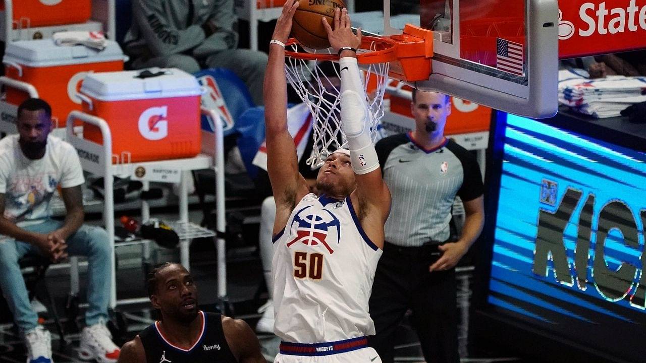 “Didn’t Dwyane Wade give Aaron Gordon a 9?”: Shaq hilariously trolls Heat legend for Slam Dunk Contest score after Nuggets star explains why he chose jersey number 50