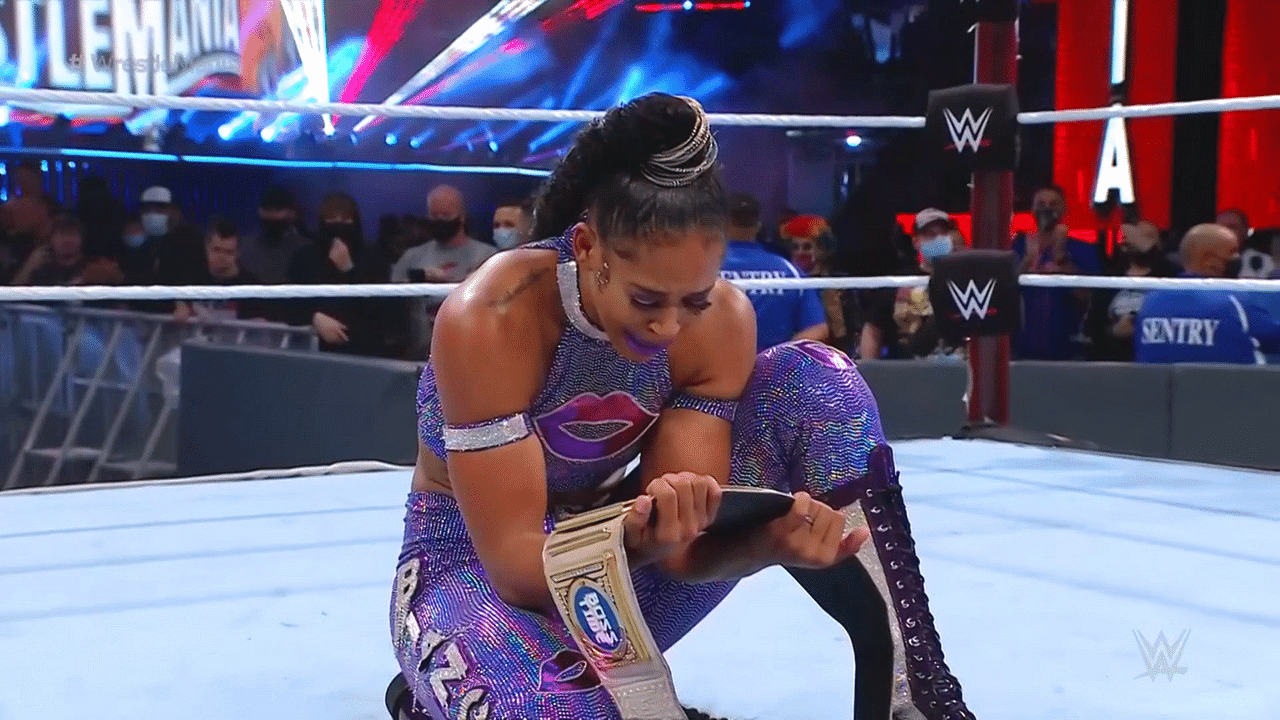 Bianca Belair dethrones Sasha Banks to win SmackDown Women’s Championship at Wrestlemania 37