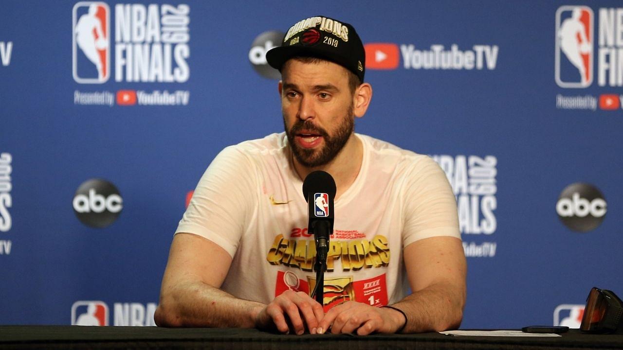 Marc Gasol is fully committed with the defending champions despite the minutes he gets to play: "I'll play 5 minutes, 10 minutes, whatever is needed"