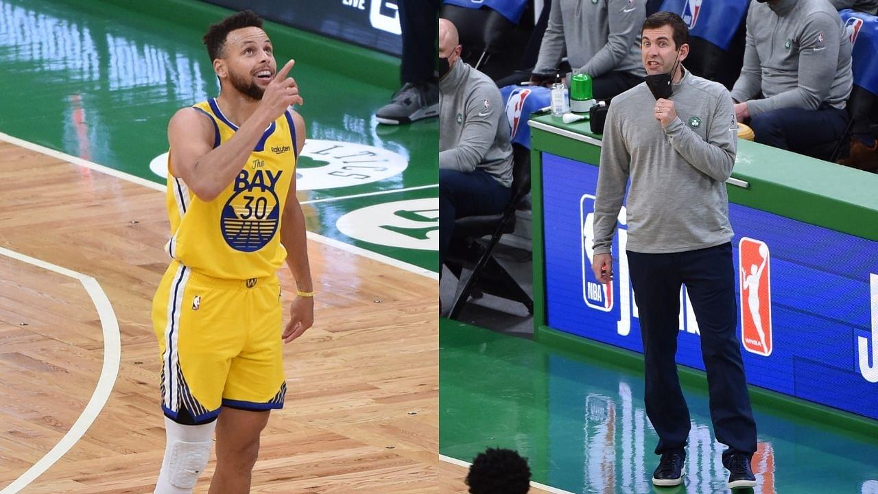 "I hate going against him, but man do I love watching him.": Brad Stevens heaves sigh of relief after Stephen Curry nearly leads Warriors to W against his Celtics team