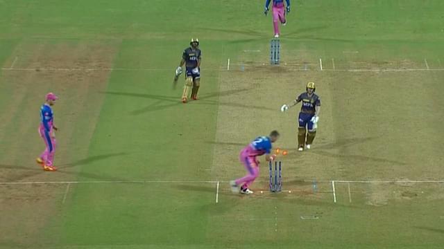 Eoin Morgan run out: KKR captain departs for diamond duck after huge mix-up with Rahul Tripathi vs Rajasthan Royals