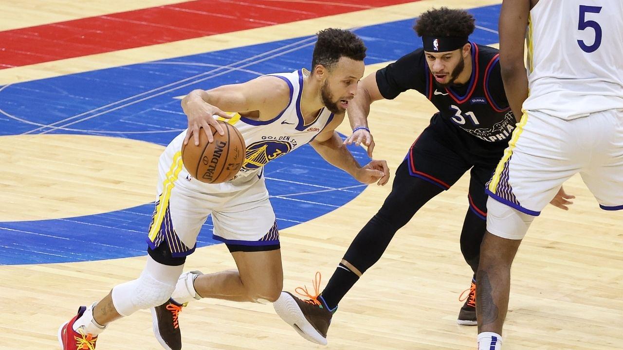 "MVP Stephen Curry!": Sixers fans chant Warriors legend's name aloud after he drops 49 points against Joel Embiid and co