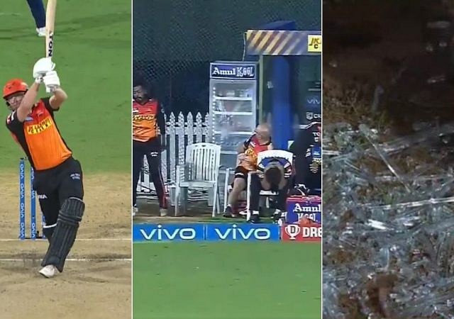 Bairstow IPL 2021 six: Jonny Bairstow smashes six off Trent Boult; breaks glass of fridge in dugout