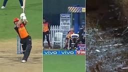 Bairstow IPL 2021 six: Jonny Bairstow smashes six off Trent Boult; breaks glass of fridge in dugout
