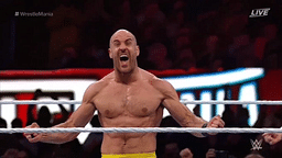 Cesaro takes down Seth Rollins in his first singles match at Wrestlemania