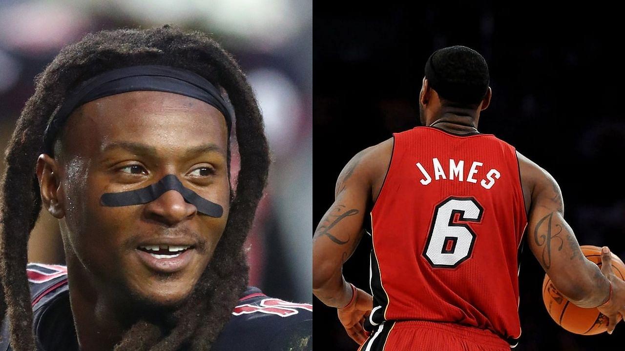 “Bring back the 6 like King James in Miami”: WR DeAndre Hopkins teases NFL jersey number change and his inspiration behind it.