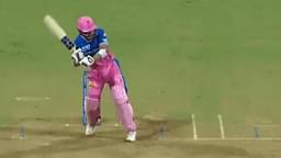 "Paracopter": Riyan Parag emulates MS Dhoni to play helicopter shot vs RCB in IPL 2021