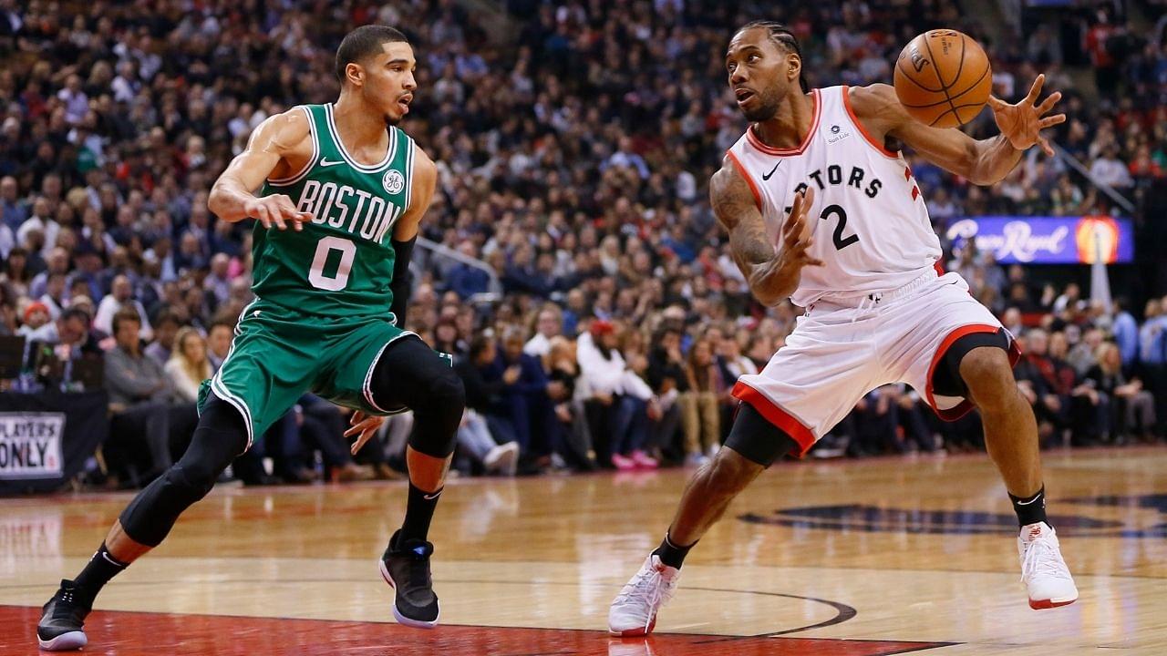 "Kawhi Leonard and Paul George are my toughest specific matchups": Celtics forward Jayson Tatum explains why Clippers stars have consistently been his biggest tests