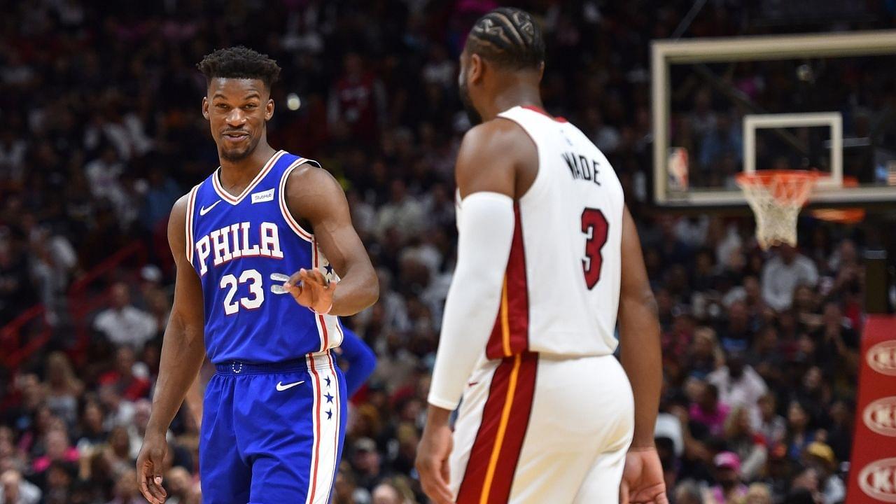 "Where was Jimmy Butler when Dwyane Wade and LeBron James were missing free throws for us?": D-Wade's saucy reply to a Heat fan's comment on the Bam Adebayo video