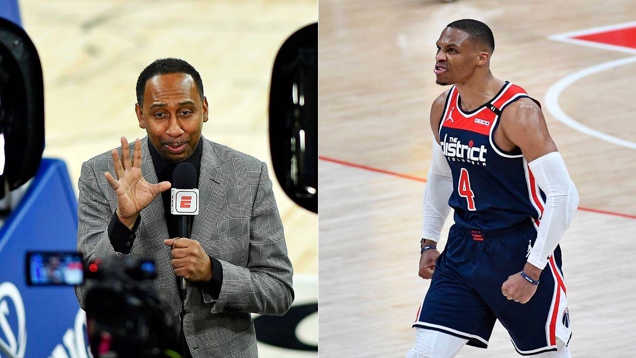 "Russell Westbrook, we know what you can do, but where is your chip?": Stephen A Smith continues the conversation regarding the Wizards star's lack of playoff success