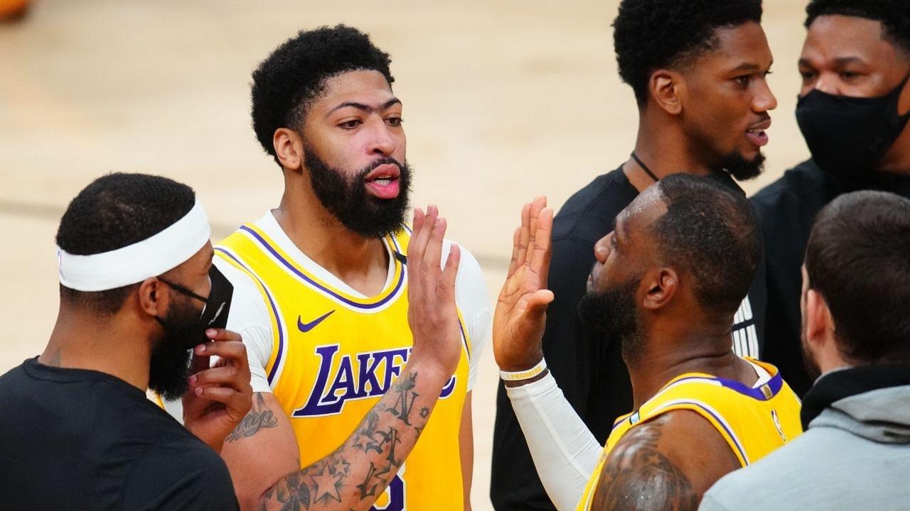 "LeBron James still has 'another gear' he can go to": Anthony Davis talks about how the 2020 Finals' MVP has been holding out against Chris Paul and the Phoenix Suns