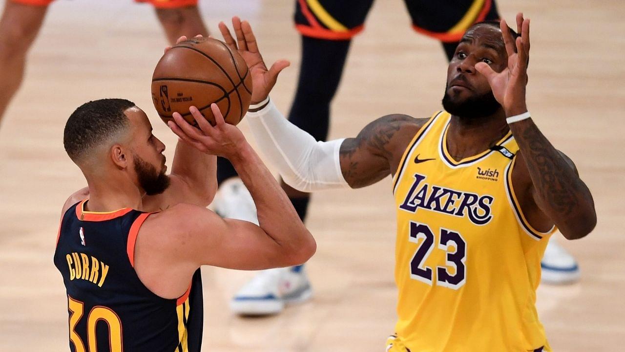 'Stephen Curry wasn't buying Lebron James' 3 rim story': Lakers star was ridiculed by Steph for his triple vision theory