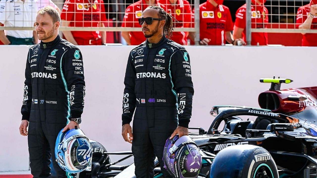"Great job by Valtteri"- Lewis Hamilton's reaction to Valtteri Bottas' P1 in qualifying