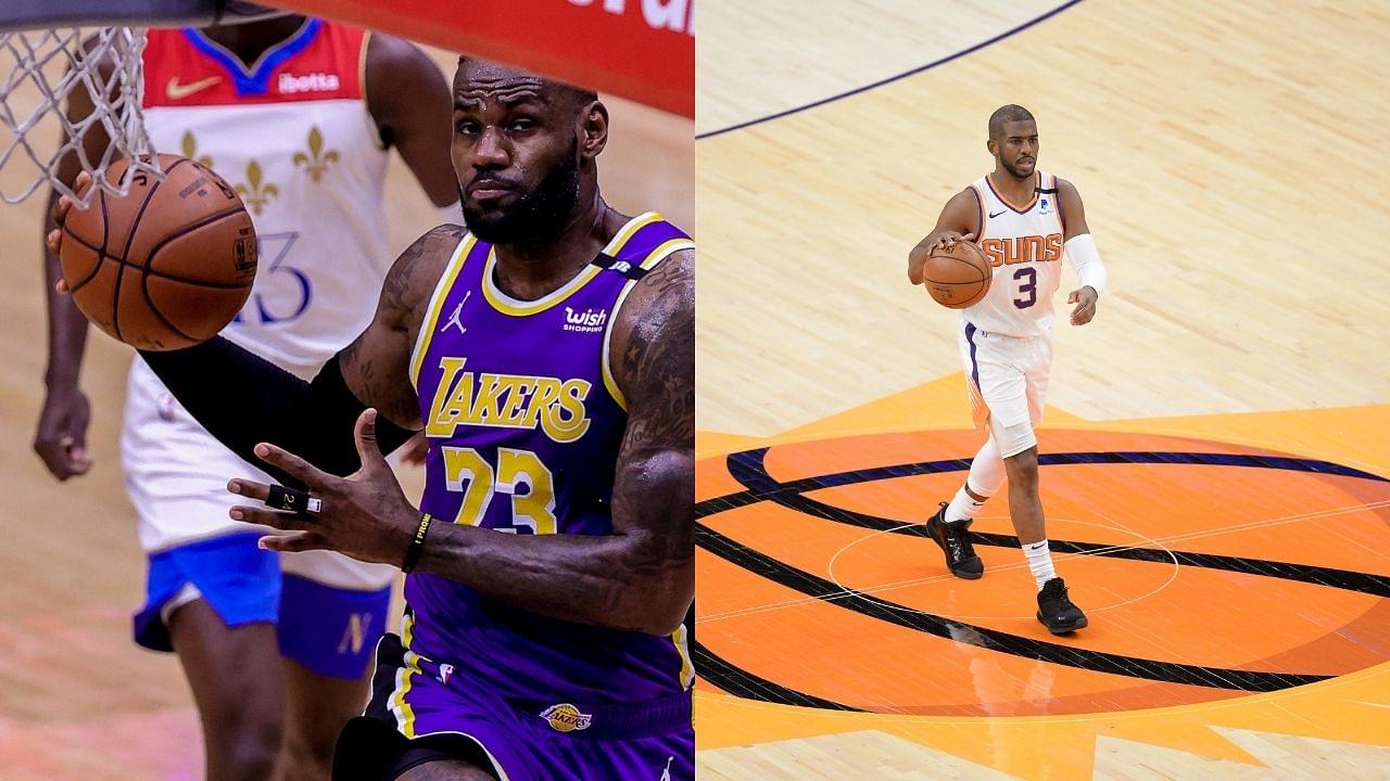 “Chris Paul is a fierce competitor”: LeBron James gives Suns superstar his flowers ahead of the Lakers Playoff matchup against Devin Booker and co